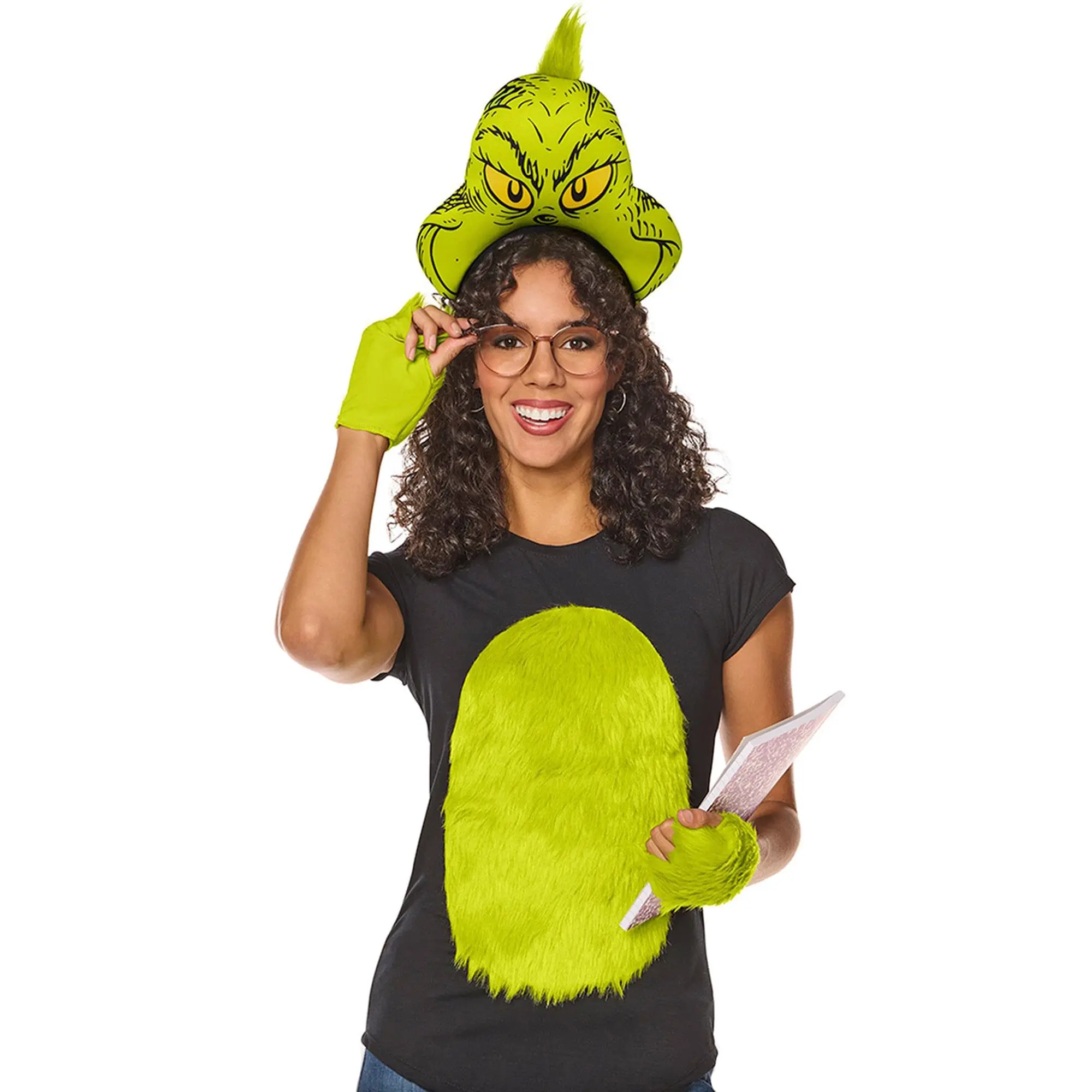 Dr Seuss Grinch Quik Change™ Adult Costume Kit | One Size Dr Seuss Grinch Quik Change™ Adult Costume Kit | One Size