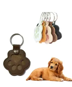 keychain 2pcs(buy one color get another random color free) Cute Pets Fur Memory Charm – Paw-Shaped Charm for Collecting Pet Fur, Memorial Gift for Cat or Dog Lovers, Keychain or Necklace Decoration