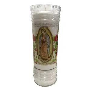 Candle Memorial Candle Spanish Nuestra Senora De Guadalupe