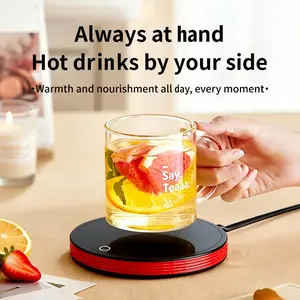 This year's latest constant temperature heating coaster is compact and portable, safe and noiseless. It is suitable for any flat-bottomed heat-conductive cup, so you can say goodbye to cold coffee from now on!