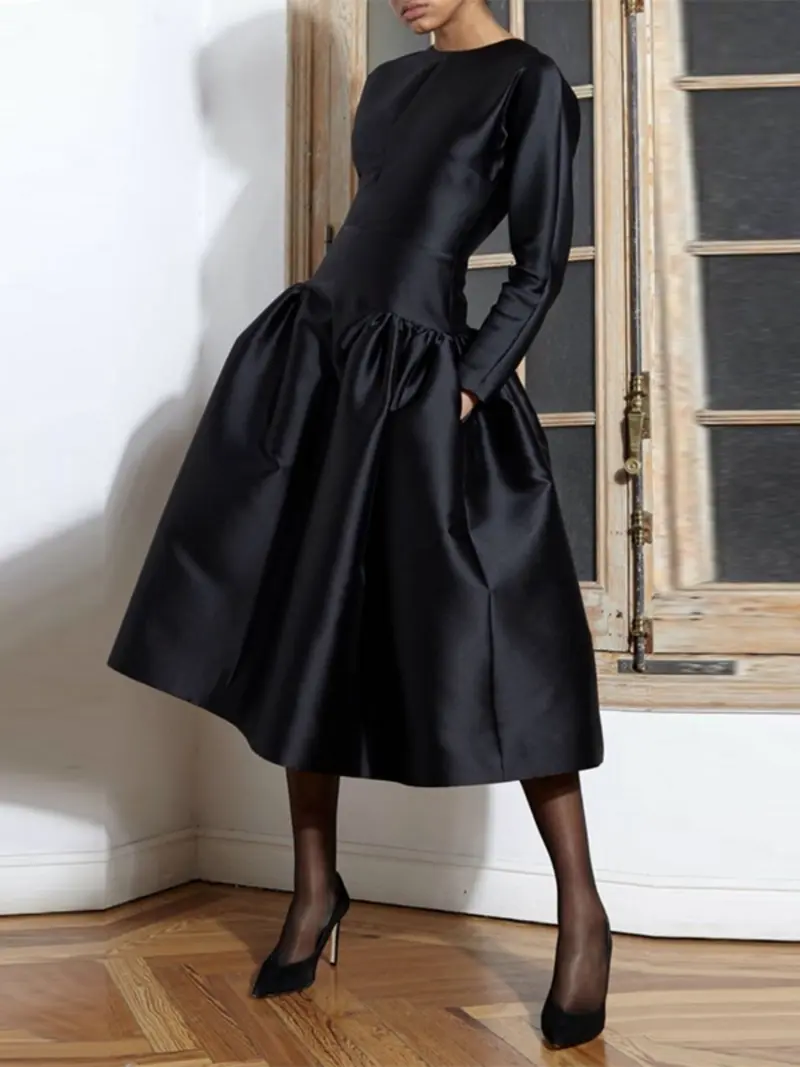 mid length fitted dress ASHLEYlauren 4737 Strapless Mid Length Cocktail Dress main image 0