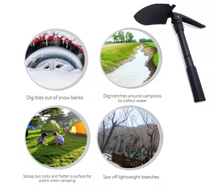 Professional Metal Detector Kit | Heavy-Duty Folding Shovel & Adjustable Search Coil for Camping & Treasure Hunting