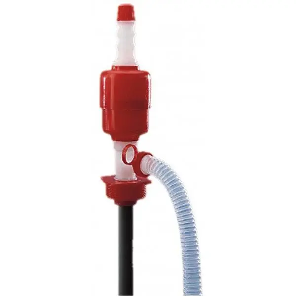 Zeeline 10020 - PE Siphon Pump with Red Body and White Hose