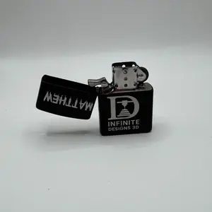 Custom Engraved Flip Lighter – Personalized Lighter with Custom Name, Logo, or Message – Premium Gift Edition, Groomsman Gift, Wedding Gifts