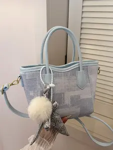 Unique Design Bucket Bag for Women, 2026 New Single Shoulder Crossbody Bag, Simple Casual Elegant Trendy Handbag for Ladies