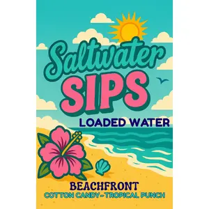 BEACHFRONT Loaded Tea or Loaded Water  Sugar Free Gluten Free