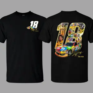 Kyle Busch #18 Nassscar Shirt Ver 2, Racing Fan Tee, Motorsport Graphic T-Shirt, Stock Car Racing Gift, Busch Inspired Apparel