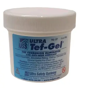 TG-02 Ultra Tef-Gel   Corrosion Eliminator And Anti-Seize Lubrican 2oz Tub
