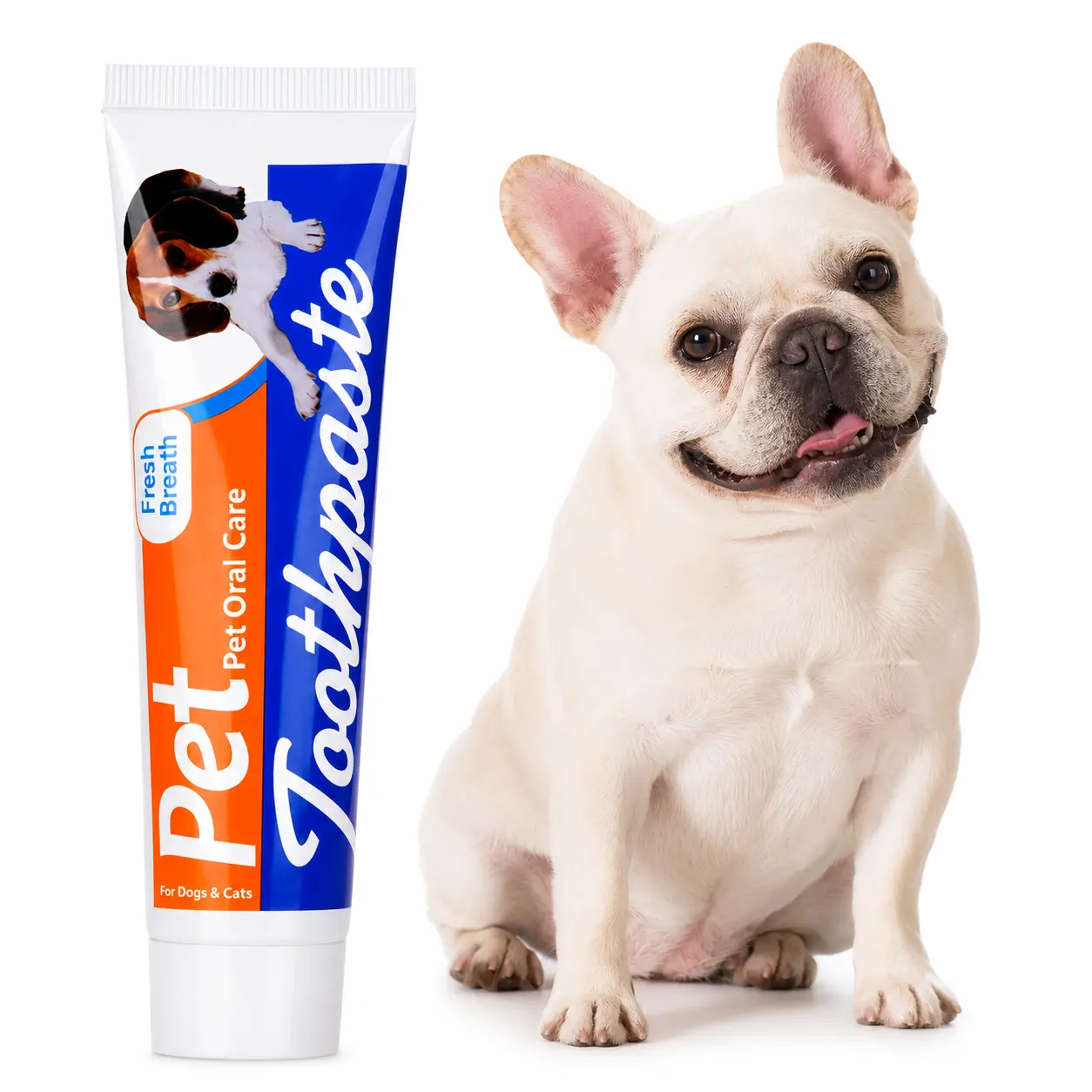 Enzymatic Dog Toothpaste, Plaque & Tartar Control Toothpaste for Dogs, Dog Breath Freshener, Teeth Whitening Oral Care Gel, Gum Care, Puppy Essentials