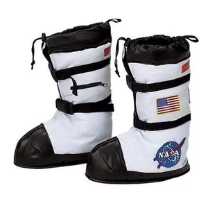 212 MAIN Aeromax Astronaut Boot Covers - Size Medium (9 in), NASA Logo, Official Look, Zipper Compartment, Junior Snowboarding Shoe Covers