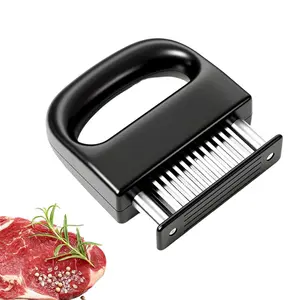 Meat Tenderizer with 48 Stainless Steel Ultra Sharp Needle Blades Heavy Duty Cooking machine for Tenderizing Beef, Turkey, Chicken, Steak, Veal, Pork, Fish etc
