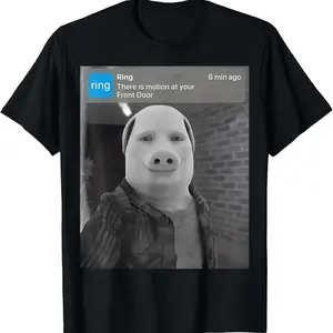 John Pork There is Motion at Your Front Door T-Shirt Breathable T-shirt