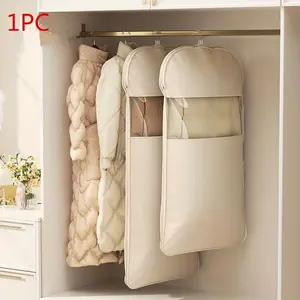 Space-Saving Self-Compressing Clothes Bag, High-Quality Down Jacket Storage, Durable Fabric, 40% Compression, Ideal for Coats and Clothing
