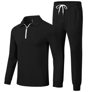 MoFiz Tracksuit 2 Piece Sweatsuit Track Suit 1/4 Zip Long Sleeve Tops Jogging Pants Casual Outfits For  Comfortable and Elastic