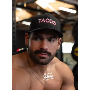 TACOS Black Embroidered Hat (WAAS X NOT LOCAL)
