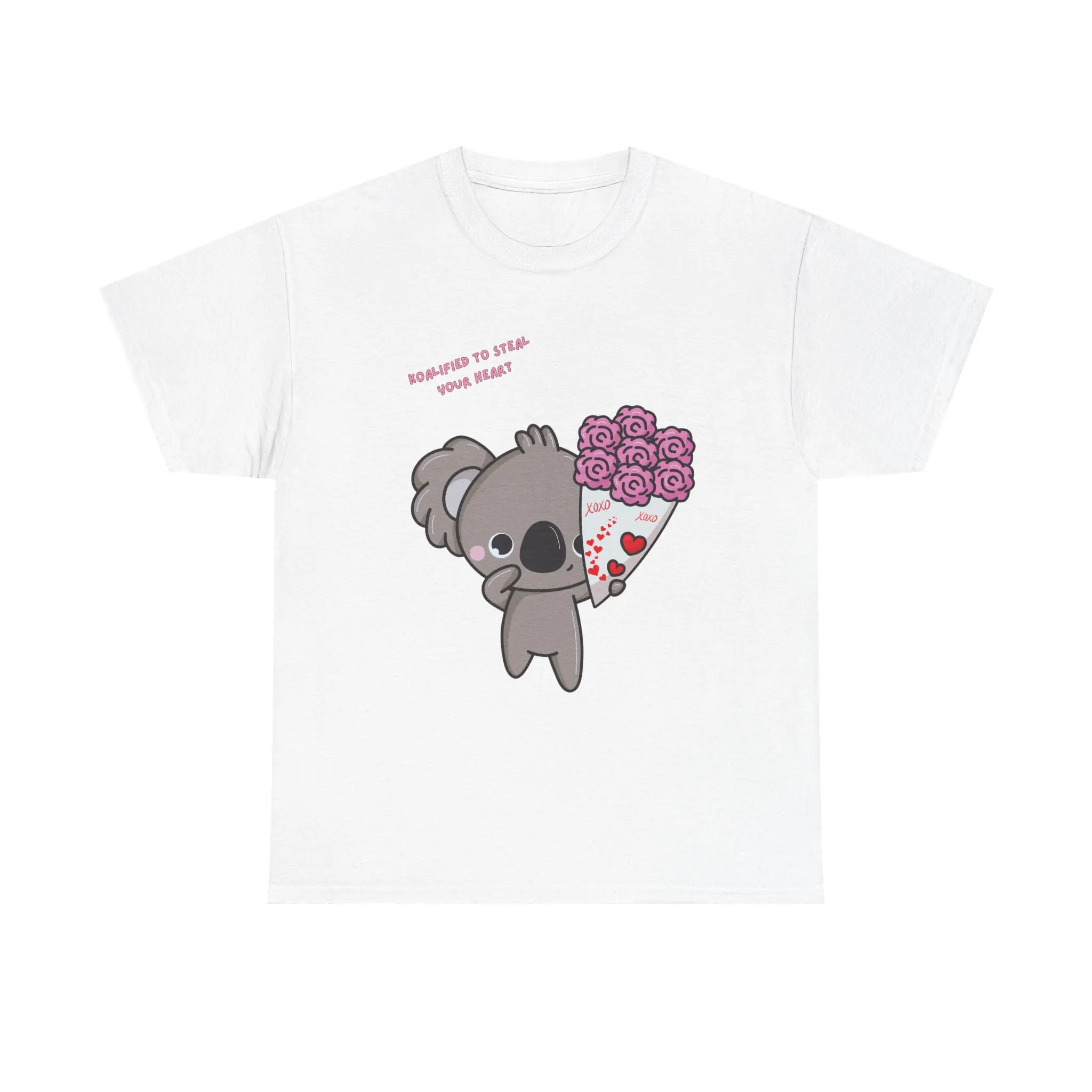 Adorable Koala Koalified to Steal Your Heart T-Shirt | Cute Valentines Day Gift Premium Quality Tee with Fun Design | Perfect for Birthdays, Anniversaries, or Everyday Wear | Unisex Graphic T-Shirt for Koala Fans | Shop Now!