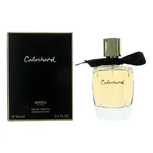 Women's Cabochard Eau de Toilette Spray, Elegant Woody Fragrance with Citrus, Leather & Tobacco Notes, 3.4 oz, Elegant Women's Fragrance