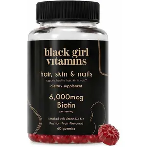 Black Girl Vitamins - Hair, Skin, and Nails Gummies with Biotin