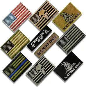 Patches - ️ American Flag Patch, 10 Bundle-Set, Tactical Morale Military Patches of USA US for Backpacks Hat Army Gears Etc