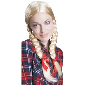 Dress Up America 258 Blond Pigtails Wig