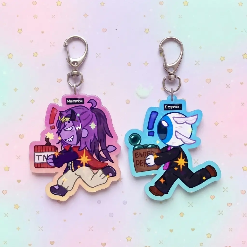 Unstable Universe Acrylic Keychain, Gift For Friends