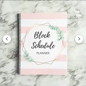 Productivity Planner Block Schedule Planner