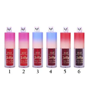 Romantic Beauty Purr-fect Jelly lip and cheek lip gloss tint Bloody Lip red lip Lightweight