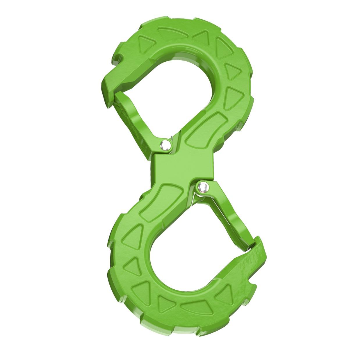 Heavy-Duty Forged S-Type Winch Hook, Dual Recovery Shackle with Anti-Slip Lock, Ultimate 4x4 Off-Road Towing Hook for Truck/SUV/Jeep