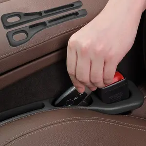 2-Piece Car Interior Seat Gap Filler, Leakproof Storage Bag Organizer, Universal Car Interior Accessories, Prevents Phone Keys Small Items From Falling