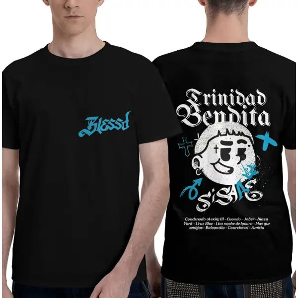 Blessd Si Sabe 2025 Album Tour T-Shirt for Men and Women, Casual