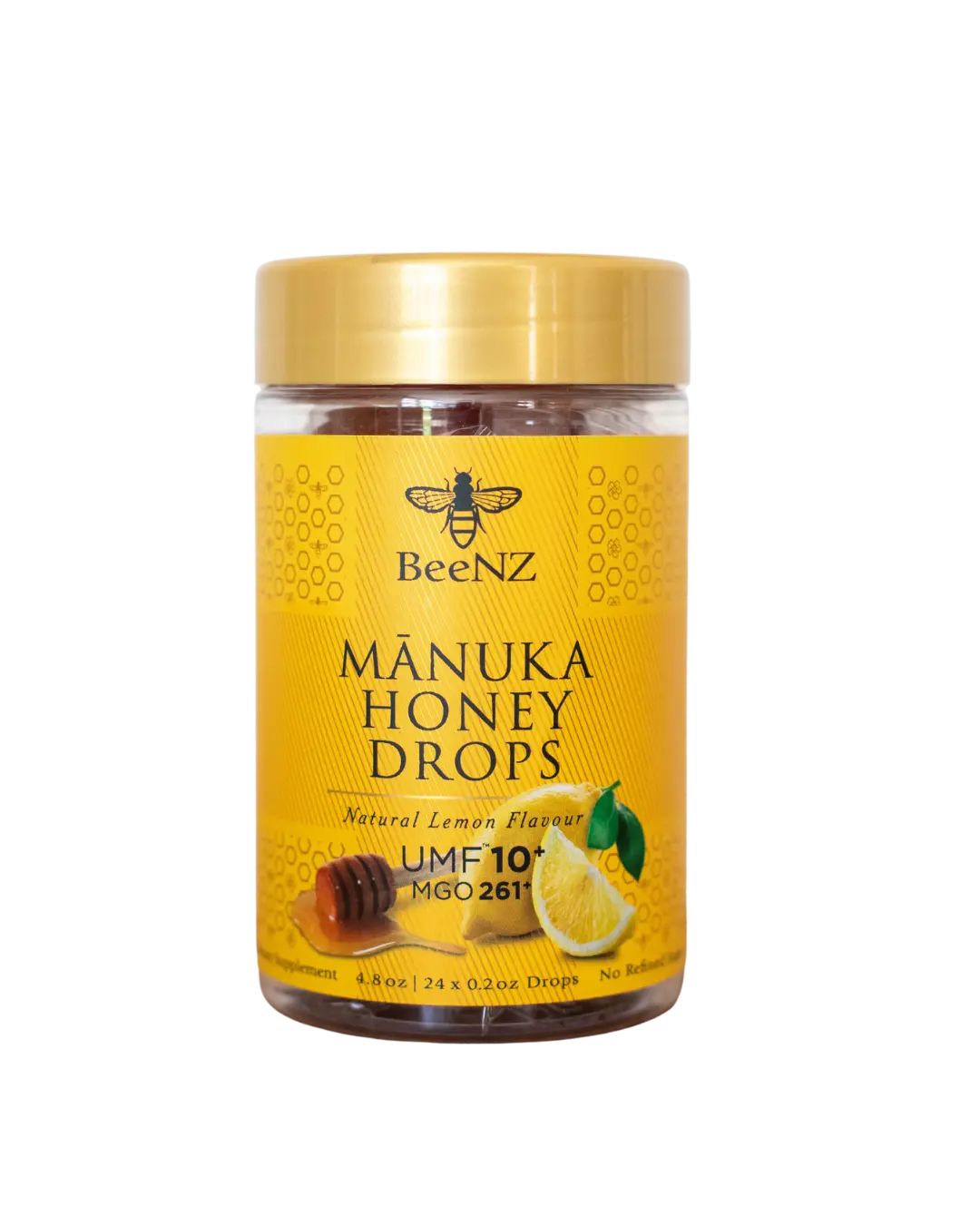 BeeNZ Mānuka Honey Drops- Naturally Soothing Honey Lozenges