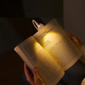 Portable Bookmark Light, Rechargeable LED Reading Light, Clip-on Reading Light, Bed Reading Eye Protective Light, Book Light