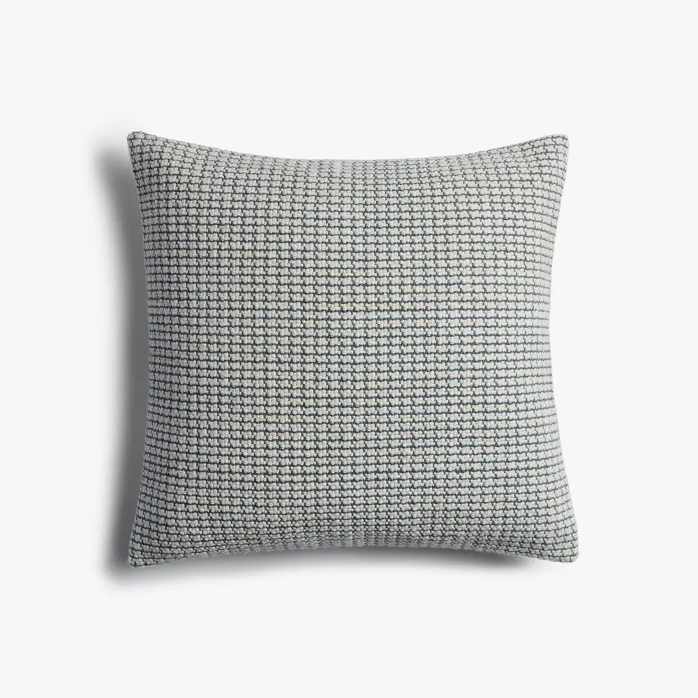 Chunky 100% Cotton Decorative Pillow - Parachute, Chic Decor Accent, Durable, 20x20 in, Spot Clean Compatible