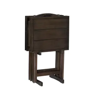 Linon Home Decor 5-Piece Spriggs Tray Tables