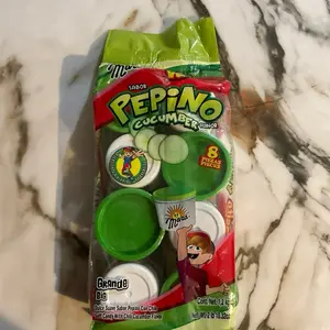 Cucumber Flavor Vasito Large 8 Pieces Chili Cucumber Flavor Candy Mara