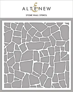 Stone Wall Stencil Stone Wall Stencil
