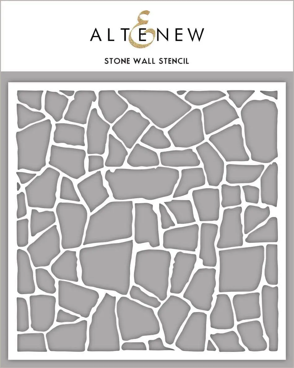 Stone Wall Stencil Stone Wall Stencil