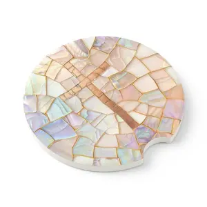Christian Gifts Car Coaster Cross Jesus Merch For Her Religious Gift Soapstone Cup Coaster Godly Gifts Car Accessories