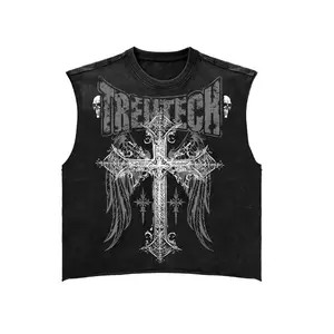 Tren Tech New Best Washed Tanktop 2025, Gym Washed Tanktop, Workout Tanktop, Sport Gift For Men's, Gym Workout Athletic Merch Fan, Bodybuiding Washed Tank, Muscle Tank, Motivation Cut Off