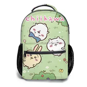 chiikawa-Backpacks for Girls, Cute School Backpack for Girls Boys, Aesthetic Bookbag for Teens, Lightweight Classic Backpack for Travel, Work, Picnic A-85