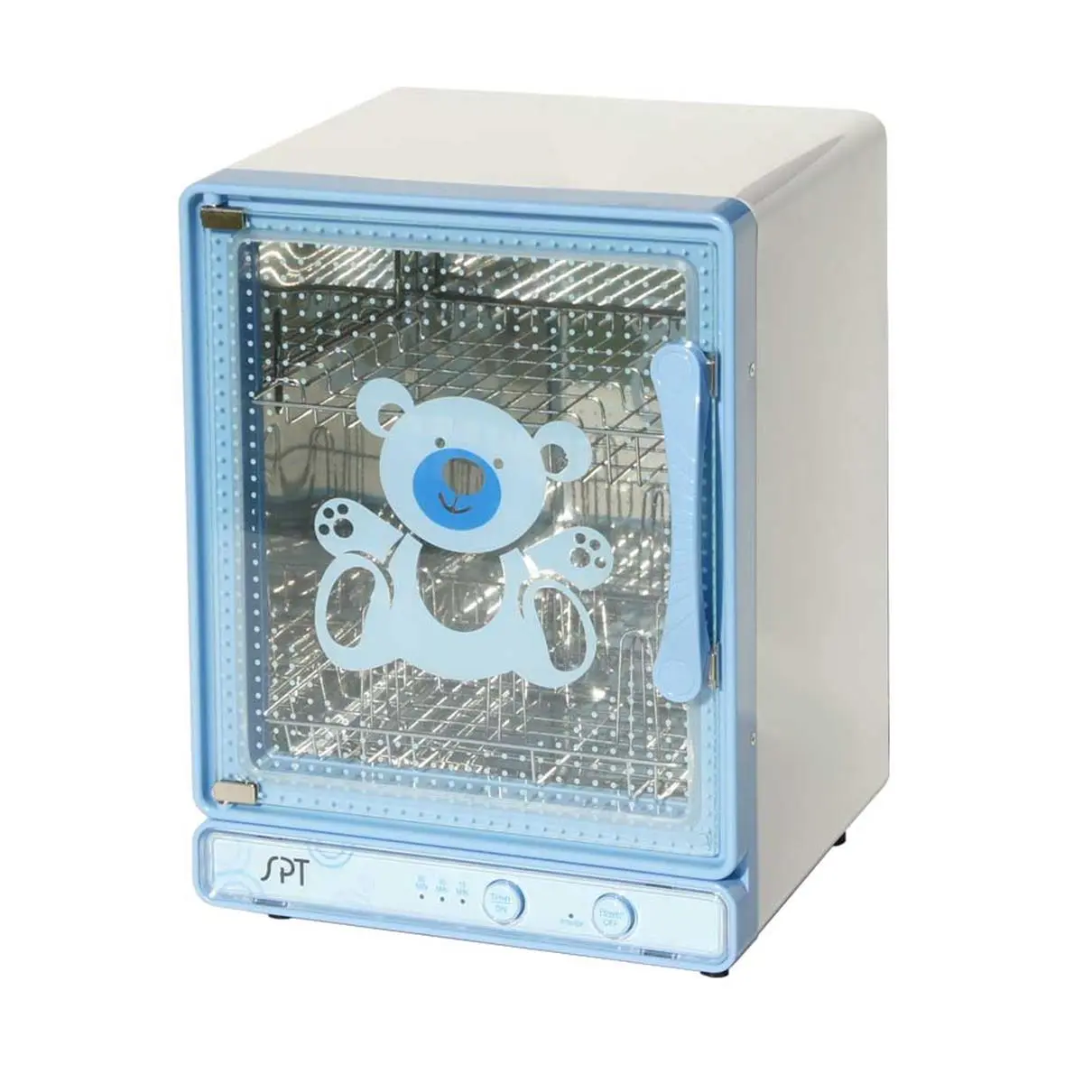212 MAIN Baby Bottle Sterilizer & Dryer, Sunpentown SB-818B Model, Dual Racks, Blue - Essential Home & Bathroom Supply