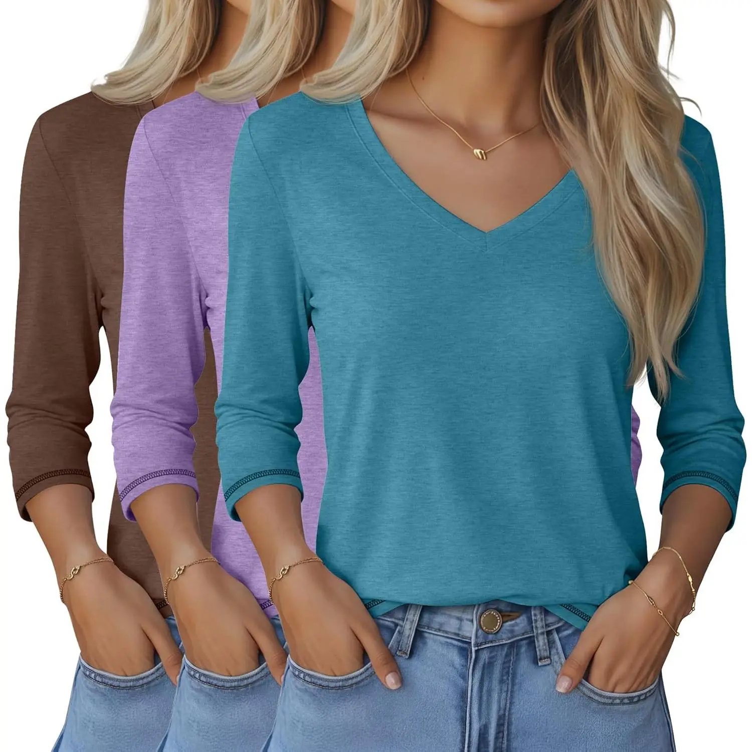 Turquoise, Lavender, Coffee