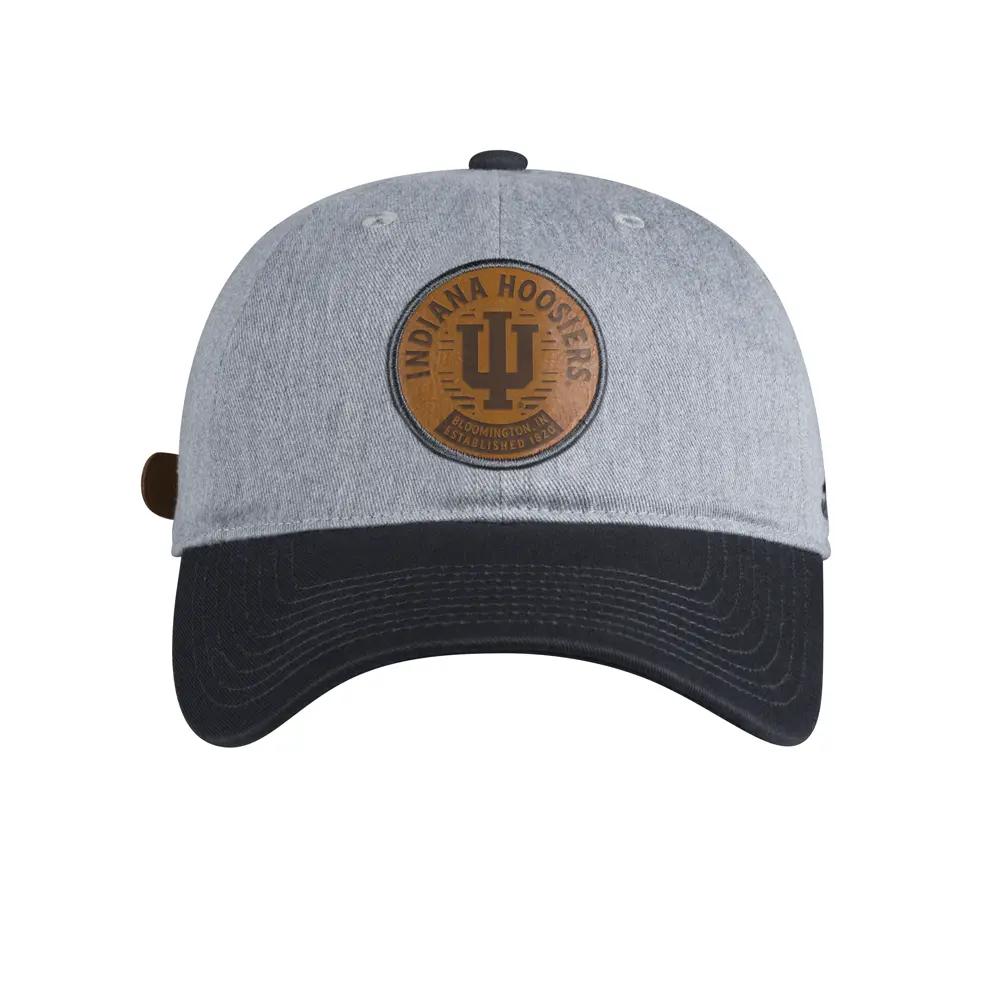 adidas Mens Indiana Hoosiers Wool Slouch Adjustable Cap  - Grey