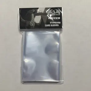 100 Count Standard Card Sleeves - Clear Protective Sleeves for Collectible Cards, Acid-Free, PVC-Free, Archival-Safe, Ultra-Clear Finish, Perfect for TCGs like Pokémon and MTG