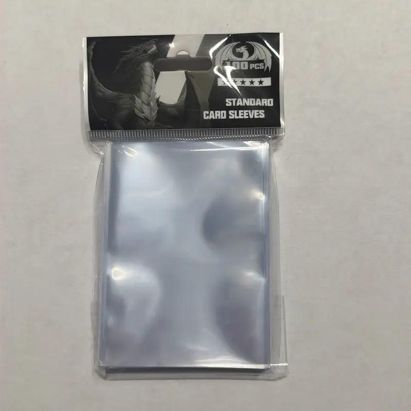 pvc card sleeves Amazon.com: 100 Pack Jumbo Card Sleeves Size L (5.4