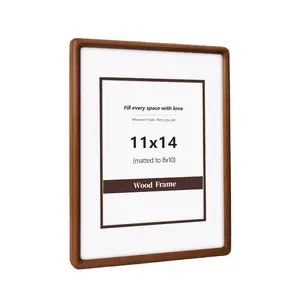 SZKYSJGS Solid Wood Picture Frames, Rounded Corner Wooden Photo Frames