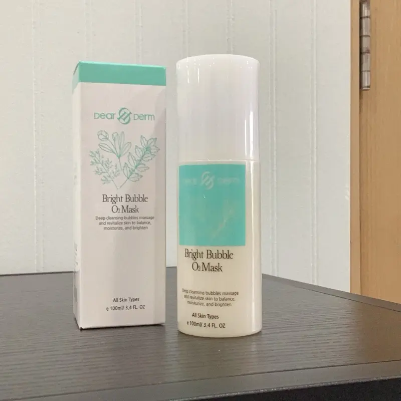 Dear Derm Bright Bubble 02 Mask Deep Cleansing Bubbles for All Skin Types 100ml Foam