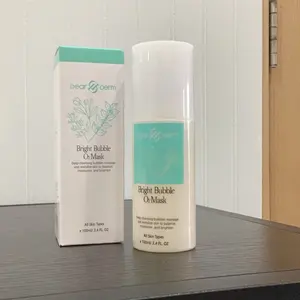 Dear Derm Bright Bubble 02 Mask Deep Cleansing Bubbles for All Skin Types 100ml Foam