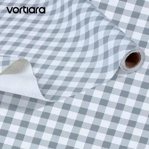 Vortiara PVC Shelf Liner, Non-Adhesive Strong Grip Non-Slip Drawer Liner, 20"x70" Waterproof & Washable Cabinet Liner for Kitchen, Shelf & Drawer Protection