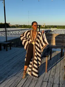 Monaco Stripe Kimono 7/1